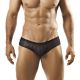 Joe Snyder Mini Cheeky Solid Boxers - Mesh Black - M