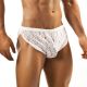 Joe Snyder Running Shorts - White Lace